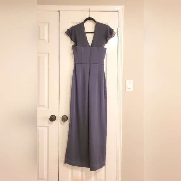 NAVY FORMAL JUMPSUIT - Picture 2 of 5